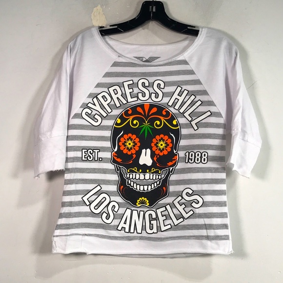 Control Industry Cypress Hill Day of the Dead Raglan Tee, Women's Size S - Multi - Picture 2 of 9